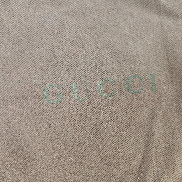 Authentic Gucci Dust Bag Brown Cotton Storage Bag Made in Italy Gucci - Picture 4 of 12